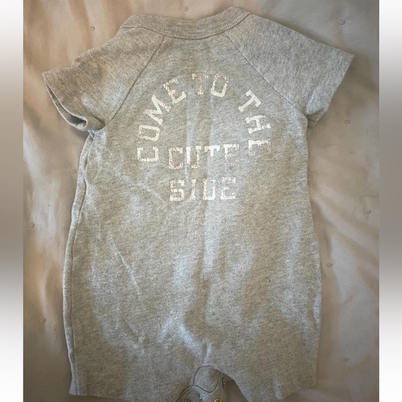 3-6 month come to the cute side grogu romper - Picture 2 of 4